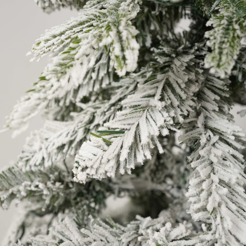 Pre-lit Christmas Artificial Tree 4-Piece Set, Garland, Wreath and Set