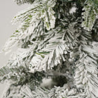 Pre-lit Christmas Artificial Tree 4-Piece Set, Garland, Wreath and Set